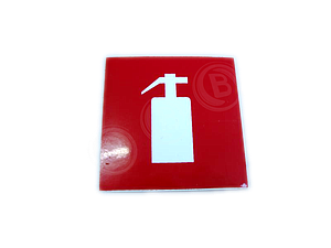 Symbol Aufkleber Feuerlöscher