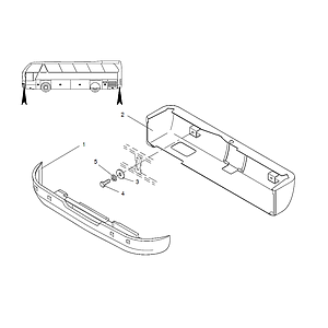 Stossstange hinten Starliner 