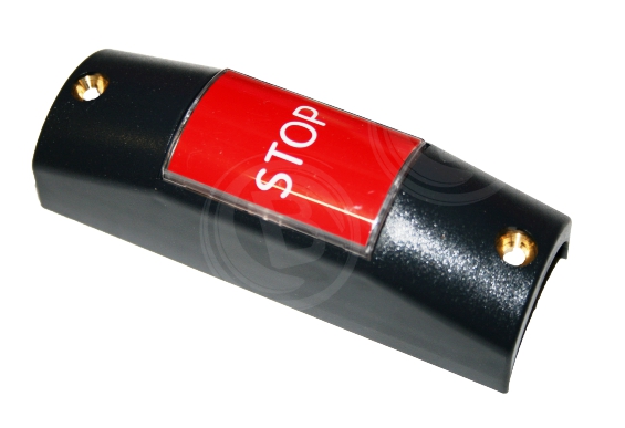 Haltewunschtaster HST30, anthrazit, Knopf rot