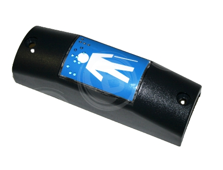 Haltewunschtaster grau mobilit Person HST35 mit Blindenschrift