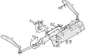 Spurstange Nachlaufachse Kmplet Vanhool