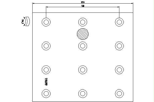 Belagsatz Trommelbremse Hinten Antriebe  Achse S 328 Dt