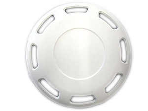 19,5" Raddeckel Hinten Weiss