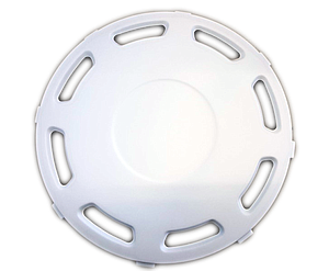 22.5" Raddeckel hinten Weiss RAL 9001