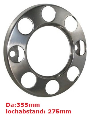 Radbolzenabdeckring  19,5" / 8-Loch