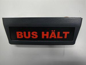 Leuchte Blau "Bus Hält" Ral 5008