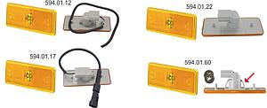 LED Seitenmarkierleuchte 120 x 45 mm