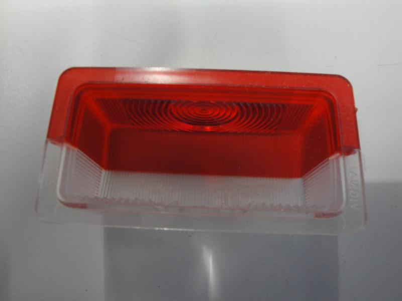 Ersatzglas Weiss/Rot
