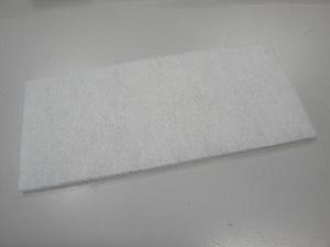 Filtermatte ohne Rahmen 370X160X10 mm