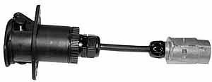 Steckdose Kabeladapter 12 / 24 Volt 7 pol. - 15 pol. 