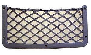 Gepäcknetz Grau Ral 7011 Vogel 360 X 180 mm