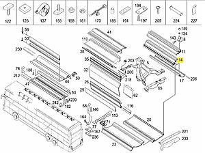 Schiene S431Dt Luftkannal Fenster Od